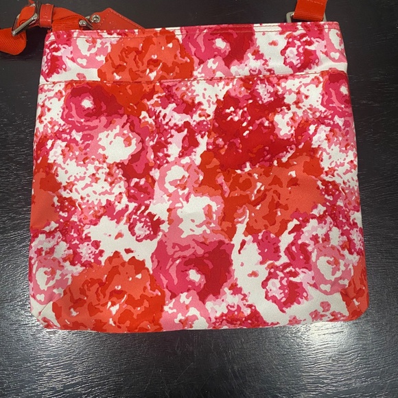 Coach Getaway Signature Nylon Crossbody Pink Multi - Picture 9 of 10